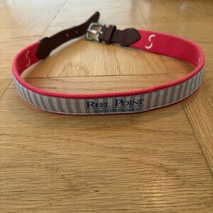 Reel Point Shelter Island Reversible Girls golf club belt.